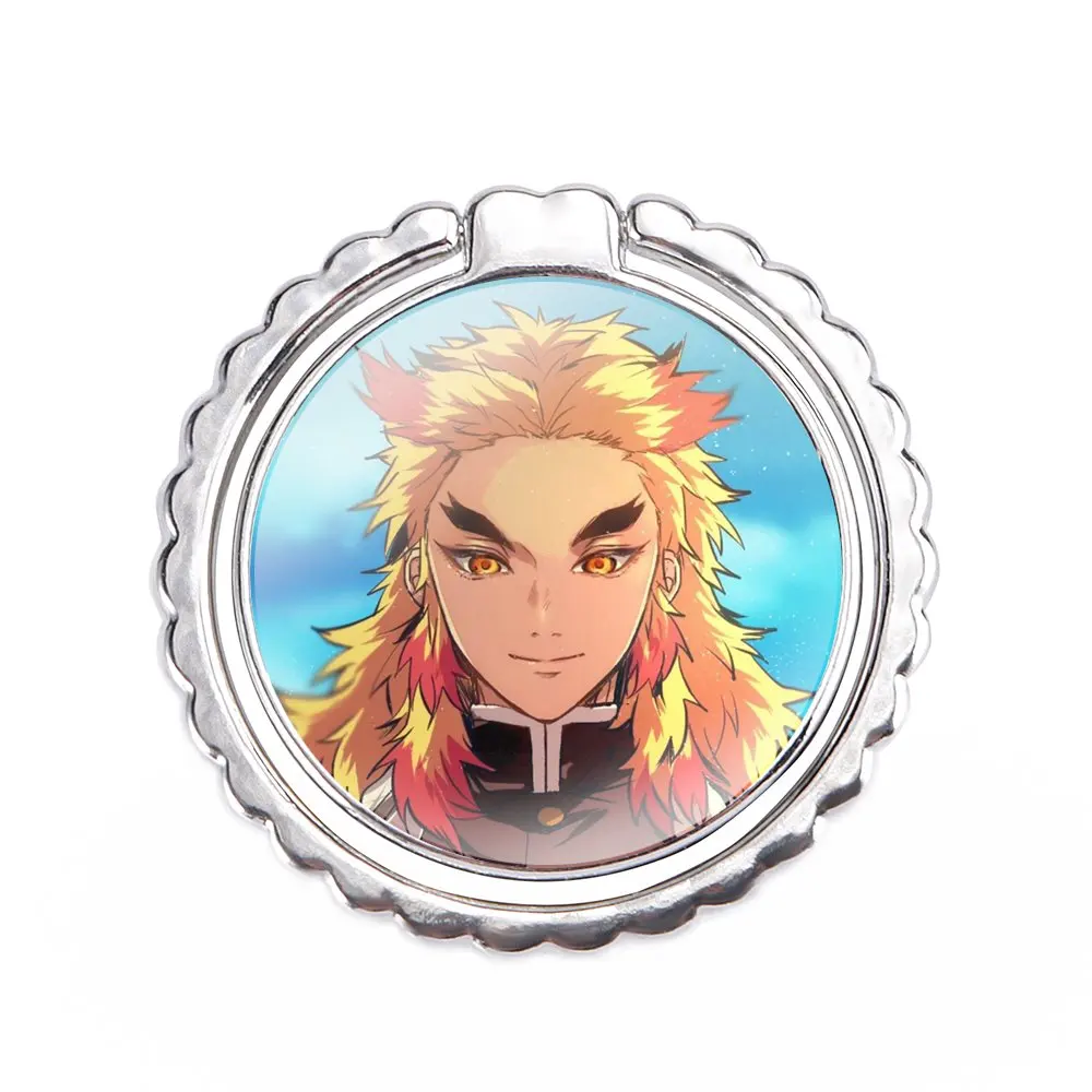 Искусственная металлическая подставка для телефона с изображением героев аниме