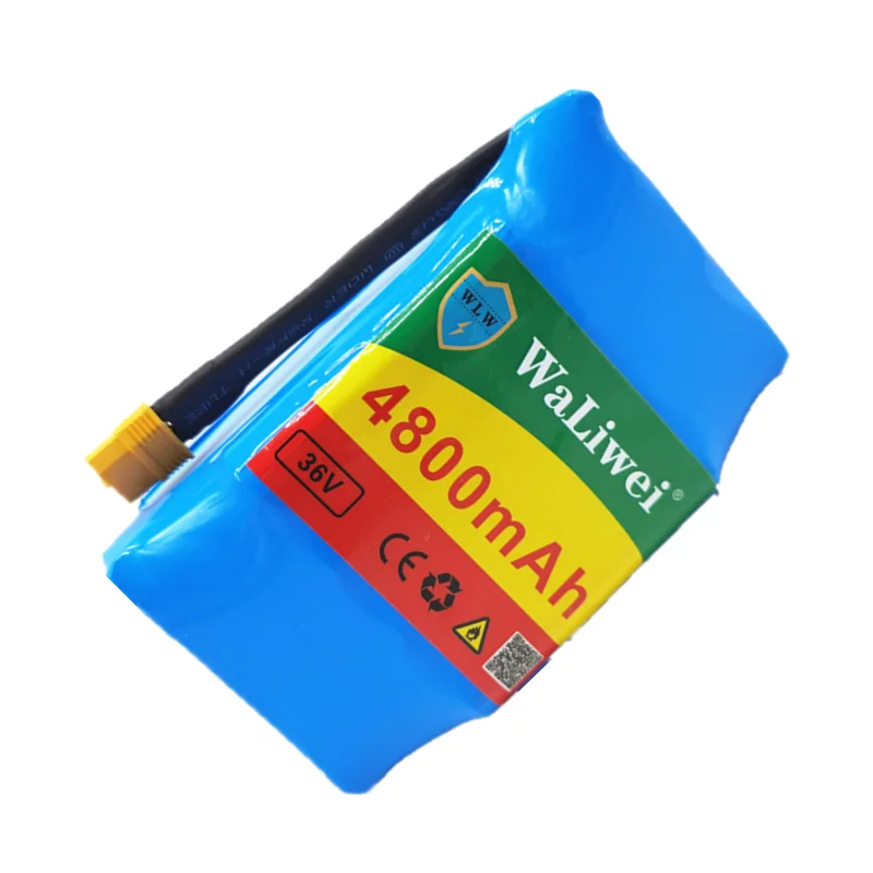 36V4.8Ah перезаряжаемый литий-ионный аккумулятор 4800mAh для электрического