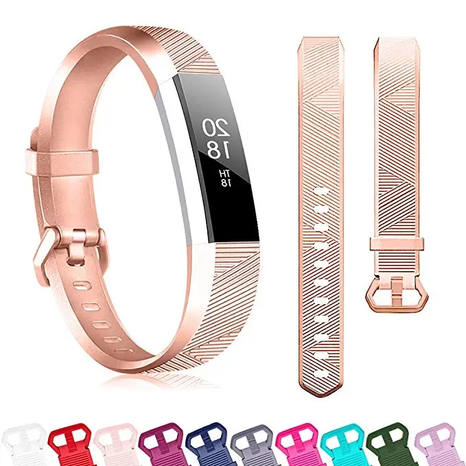 3 Розовое золото Ремешок Для Fitbit Alta hr/Fitbit Alta умные наручные часы ремешок для Fit bit Alta HR маленький большой браслет - Цвет: 3