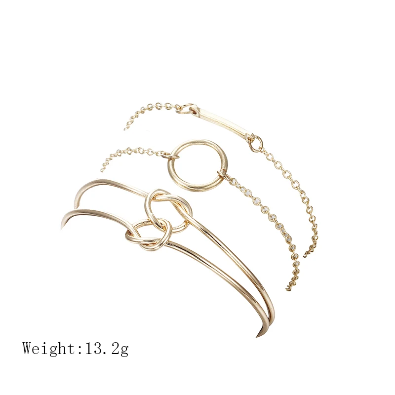 Браслет-цепочка Женский 3 шт./компл. | Украшения и аксессуары