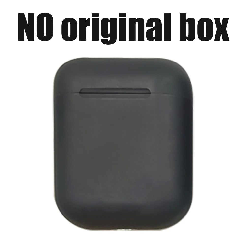 i12 D gray no box I12 tws оригинальные матовые беспроводные наушники 5,0 bluetooth наушники сенсорные мини-наушники i12tws наушники для мобильных телефонов - Цвет: i12 D gray no box