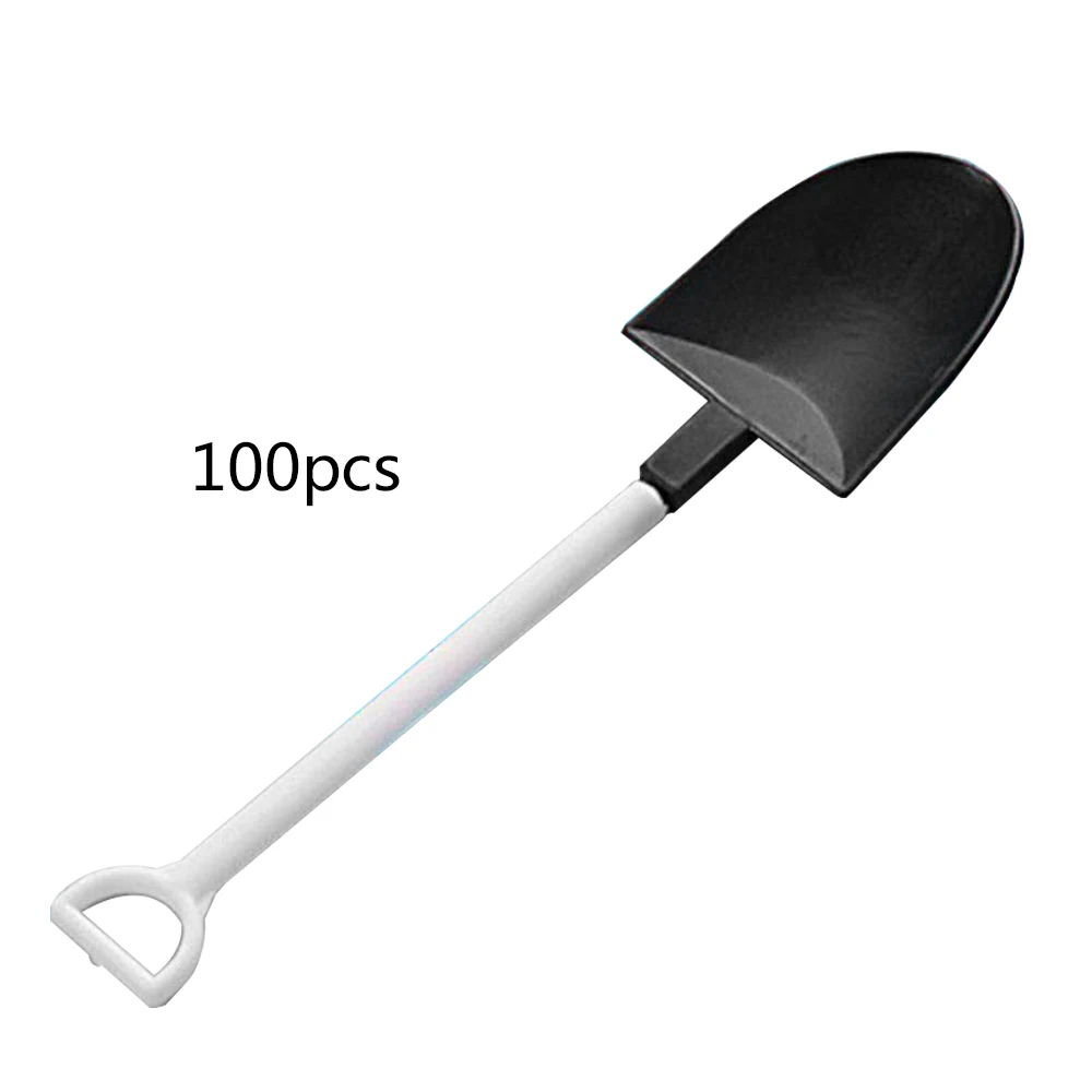 

100pcs Disposable Dessert Cake Scoop Shovel Mini Ice Cream Spoon Pudding Dessert Spoons Party Supplies