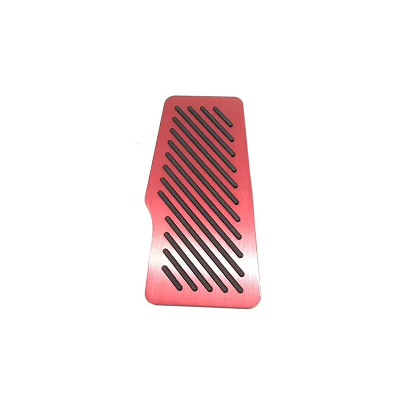 Footrest Red 1pcs Ускоритель автомобиль газ педаль тормоза подножка педали Нескользящие Pad крышка чехол на для Toyota Camry 2006- аксессуары - Название цвета: Footrest Red 1pcs