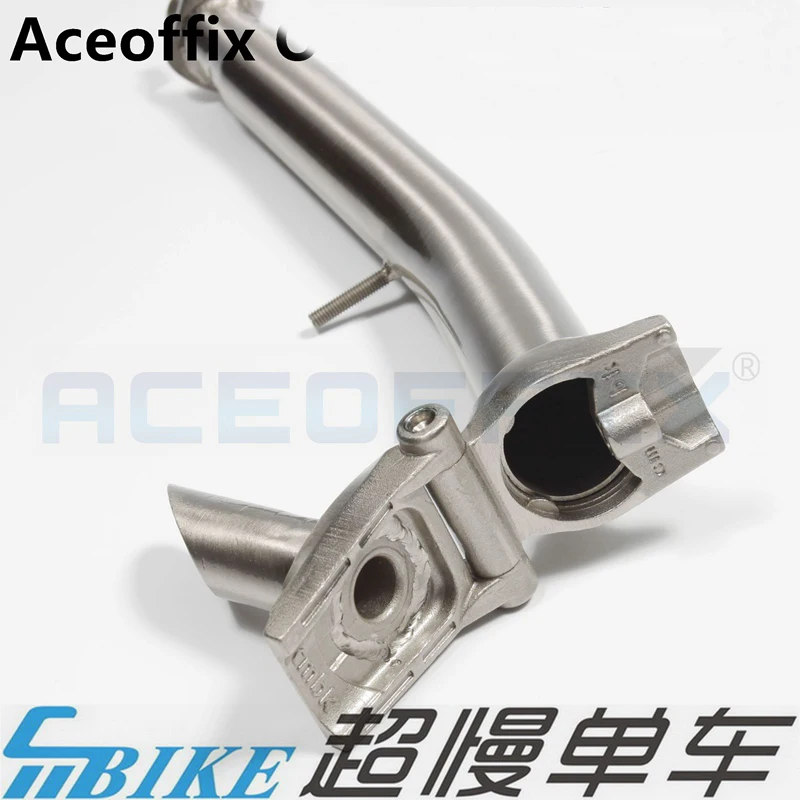 

Aceoffix S Stem for Brompton Bike Chrome Molybdenum Steel Modified Folding Head Handbar Nickel-plated