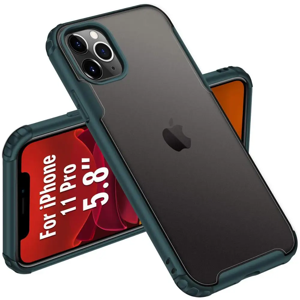 Для iPhone XR Xs 11 Pro Max чехол ультра тонкий матовый прозрачный Кристальный ПК задняя