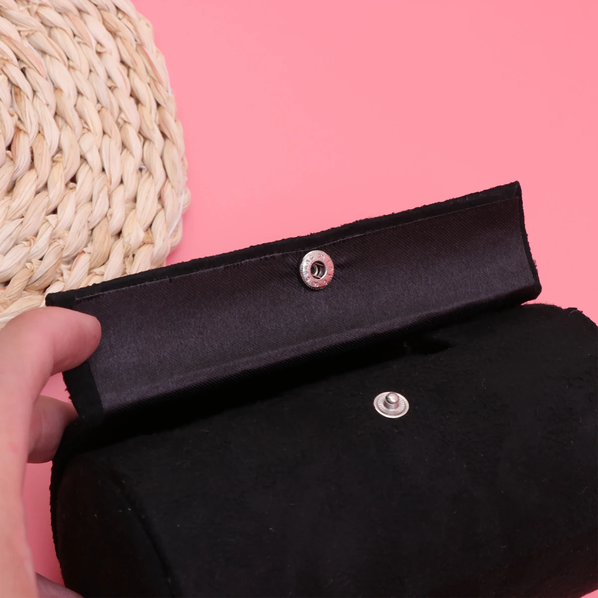 2 шт. коробка для хранения ювелирных изделий Портативный фланелевый Ретро 3 слоя