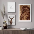 Картина вещь я люблю Красного оленя, скандинавские постеры и принты, современное искусство стены, картина для гостиной