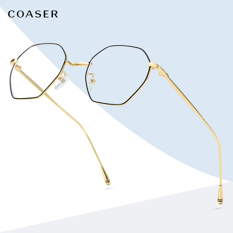 

Мода 2020 Новый многоугольный, очки с оправой для женщин очки framesSuper Зажигалка в винтажном стиле линзами, мужские очки для близорукости, очки с...