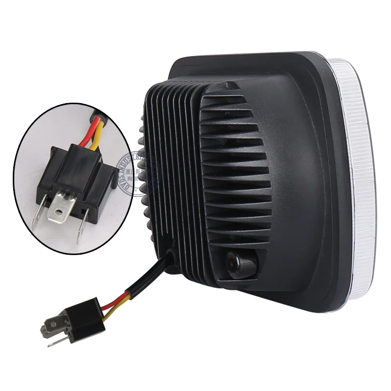 7X6 дюймов прямоугольный морской Светодиодный луч светодиодный фары для джипа