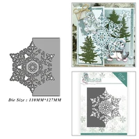 snowflake openwork lace metal cutting dies for diy scrapbook album paper card decoration crafts embossing 2021 new dies