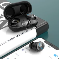 tws wireless bluetooth 5 0 earphones 9d hifi stereo earbuds earphones waterproof noise cancelling bass headset with microphone