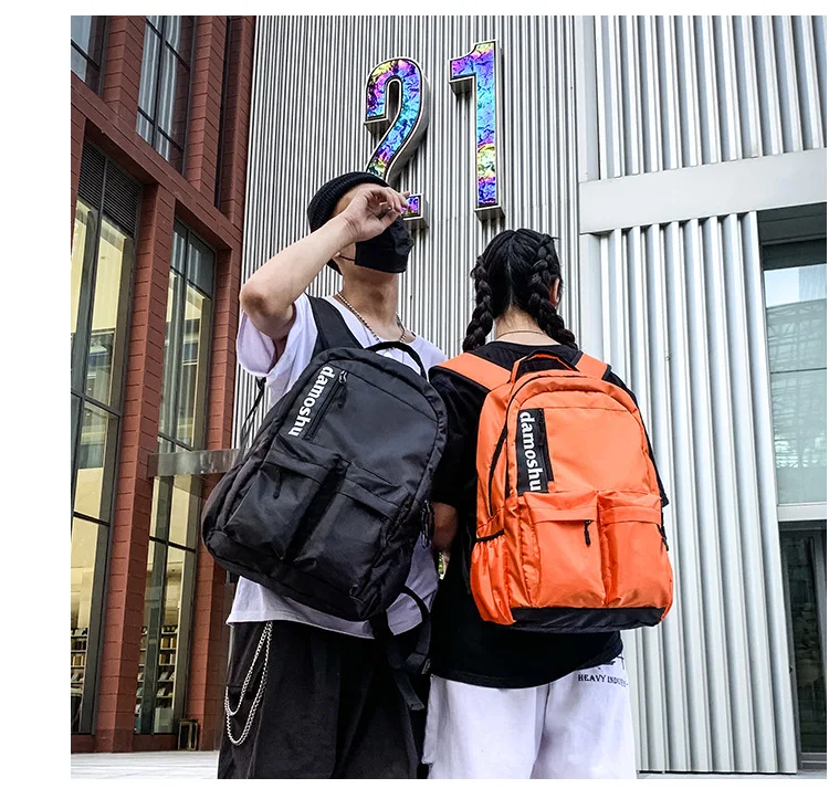 

Waterproof Oxford Backpack Women Large-capacity Multipockets Travel Backpack Preppy Style Backpacks Sports Fitness Gym Backpack