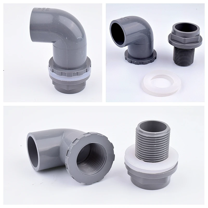 

На возраст от 1 года до 8 лет шт. 20 мм ~ 50 мм серый ПВХ труба 90 градусов локоть разъем фитинги аквариума разъем переполнения нить водоснабжения