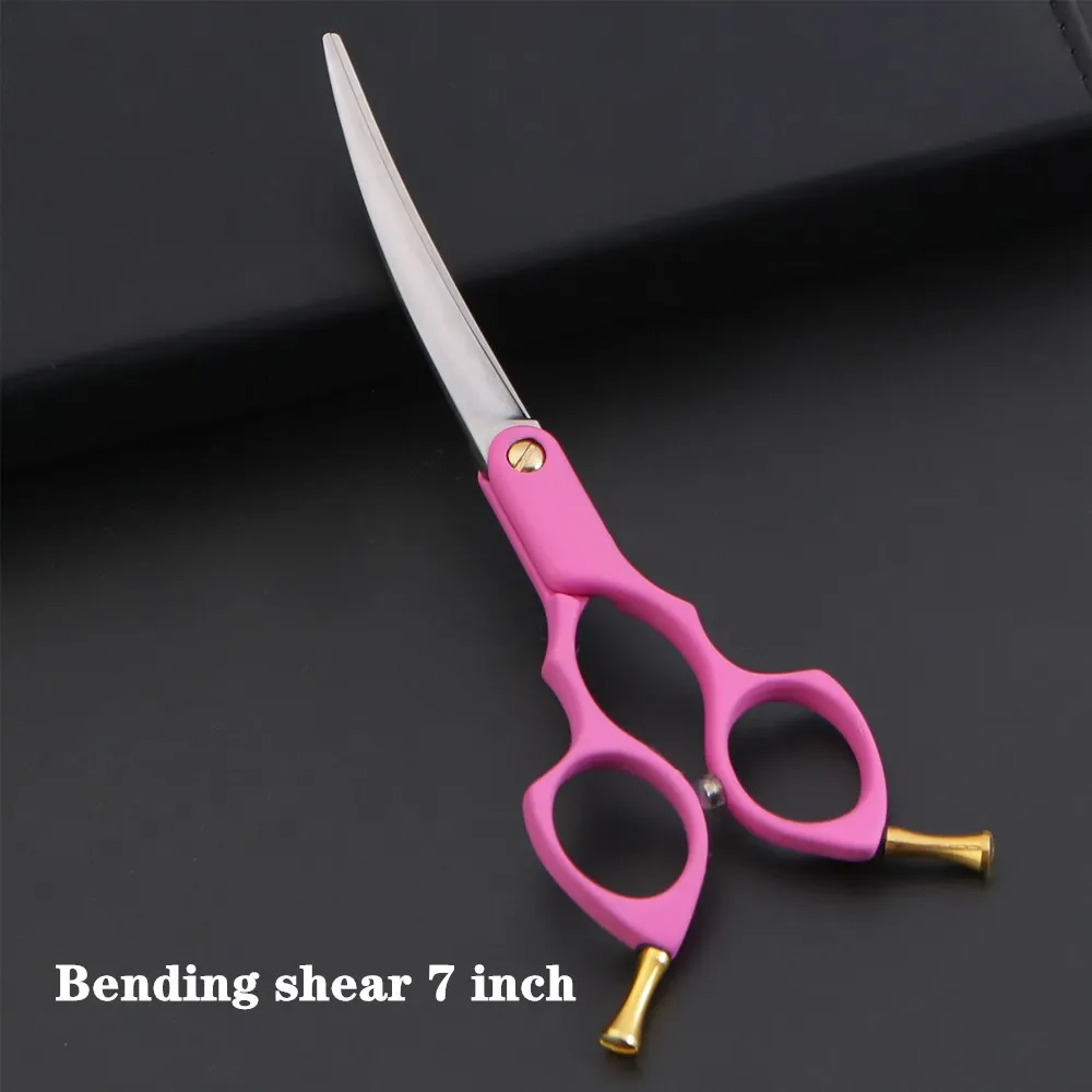 Профессиональные ножницы для груминга домашних животных 6 0/7 0 дюйма изогнутые