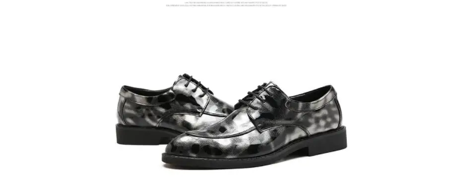 Туфли мужские из лакированной кожи оксфорды заостренный носок на шнуровке