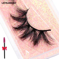 lehuamao makeup mink eyelashes soft fake lashes makeup kit mink lashes extension mink eyelashes handmade reusable eyelashes