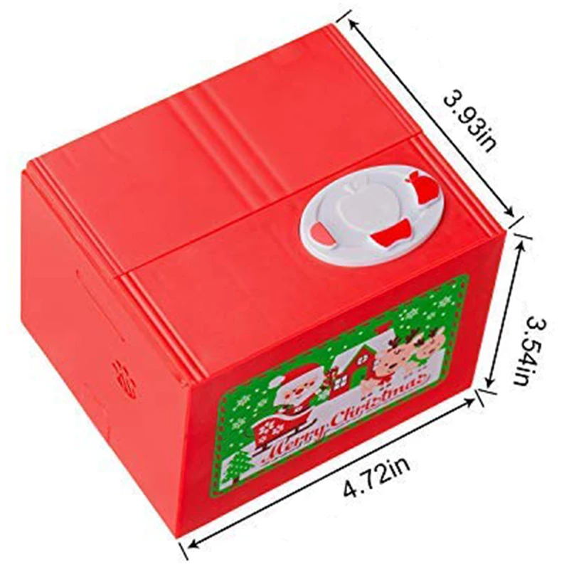 Акция-Рождественский подарок копилка для детей монета банка Санта день рождения