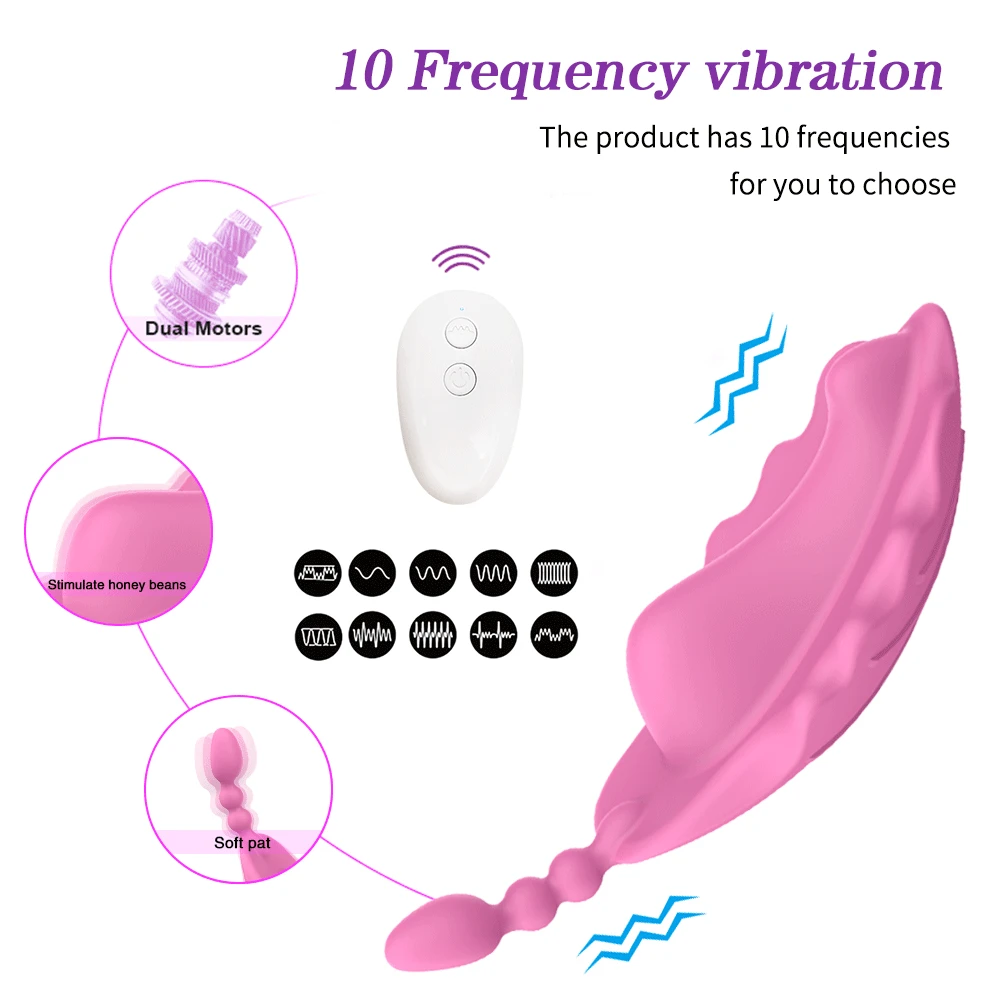 Портативный Женский фаллоимитатор-бабочка для мастурбации вибраторы женщин