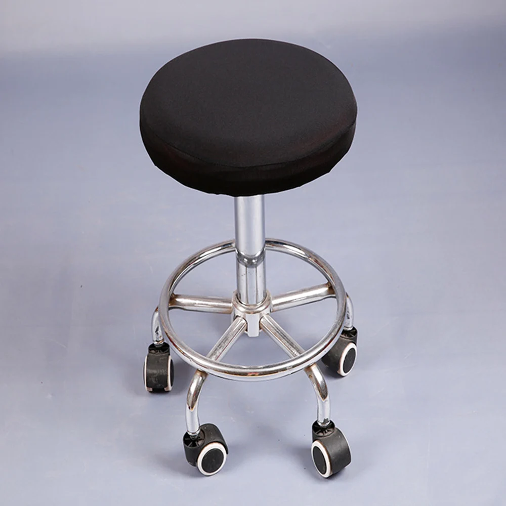 Съемный круглый чехол для стула эластичные чехлы на кресла защита круглая