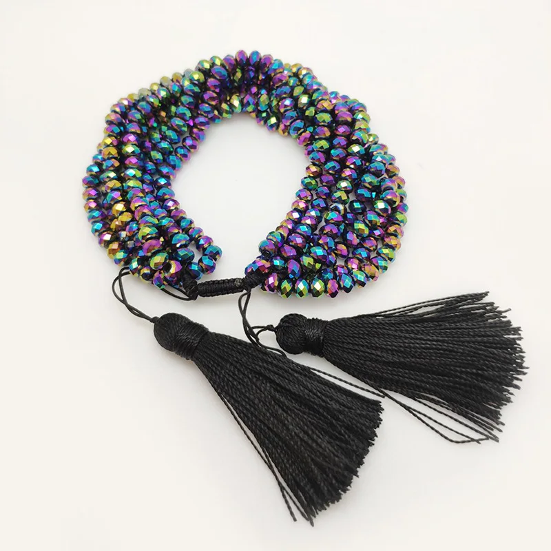 

New Fashion Boho Style Handmade Punk Color Beaded Bracelet Charm Friendship Tassel Bracelets For Women Men Gift Jewelry