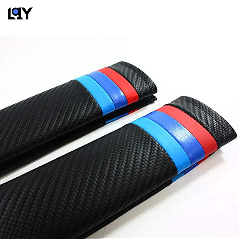 Автомобильные аксессуары чехол для ремня безопасности красный синий BMW e30 e46 E90 E91