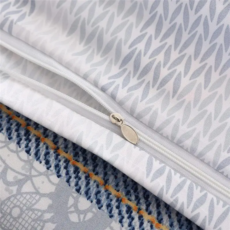 30 постельного белья Красочные перо постельное белье с наволочкой Twin Queen King для