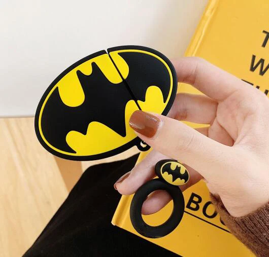 19 Милый мультфильм Superheros Bluetooth наушники чехол защитный чехол Аксессуары для кожи для Airpods Чехлы зарядная коробка с кольцом ремень - Цвет: 19