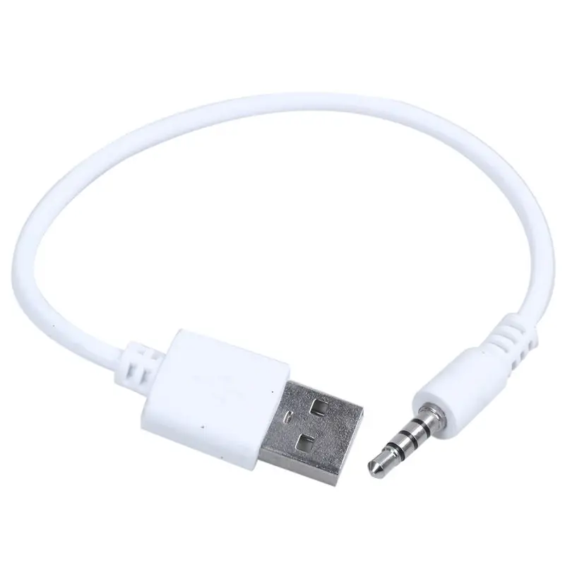 White USB Data Sync Cable Lead For Apple iPod Shuffle 1st 2nd Gen Charger | Электроника