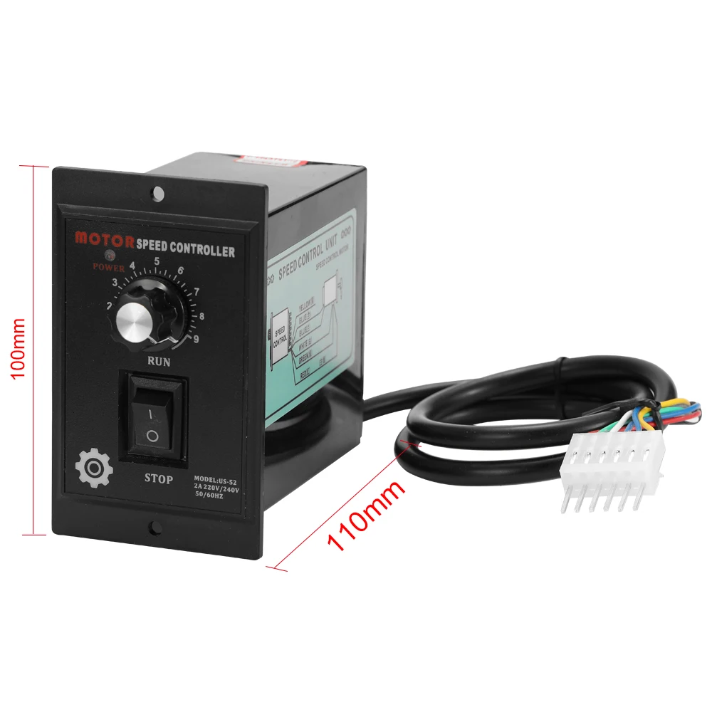 Точечный регулятор скорости двигателя переменного тока 400 Вт 50/60 Гц 220