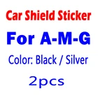 2 шт.1 пара 3D металлический щит логотип Автомобильный брызговик боковая наклейка оформление задний багажник эмблема автомобильные аксессуары AM