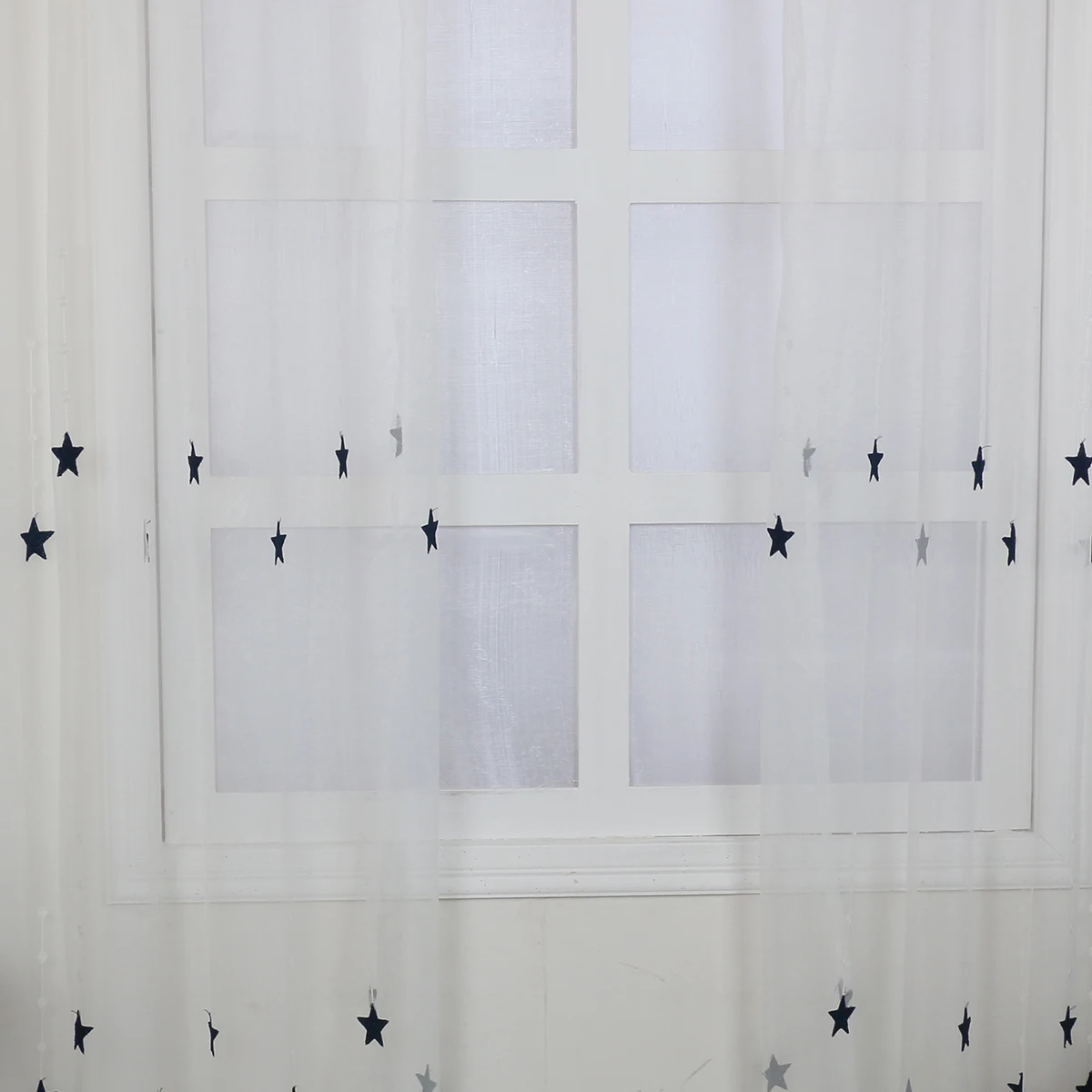 Белые вышитые оконные шторы НОВЫЕ геометрические белые с вышивкой тюль гостиная