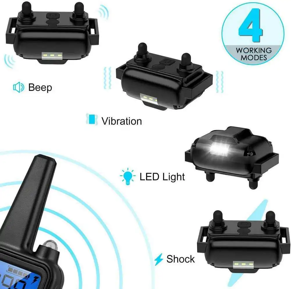 

Pet Dog Repeller Anti Barking Stop Bark Train Device Trainer Vibration Collar Anti Barking Ultrasonic Pet Dog Cat Supplies