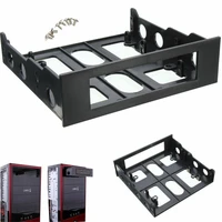 plastic 3 5 to 5 25 drive bay computer pc case adapter mounting bracket usb hub floppy