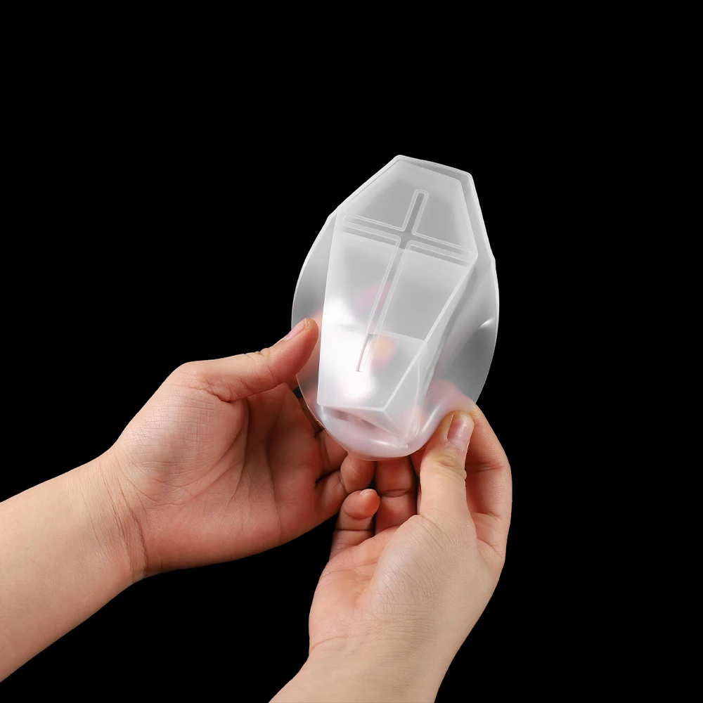 Гроб безделушка коробка силиконовая форма Хэллоуин готический контейнер Kawaii Goth