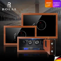 luxury automatic watch winder safe box carbon fiber watch winding box quiet motor storage display case mechanical watches boxes