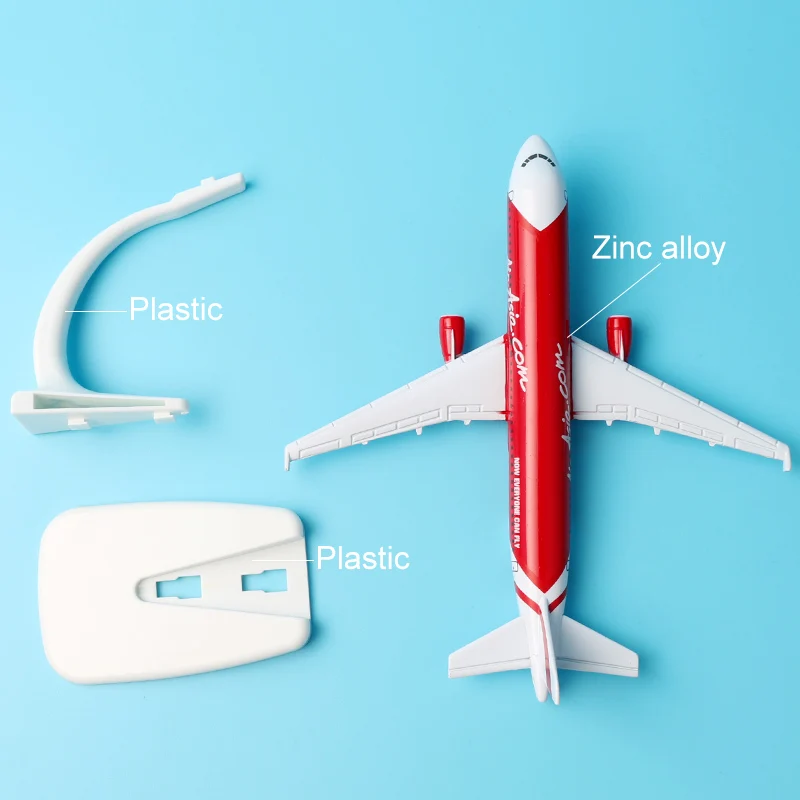 16 см A320 Air Asia самолет модель Asia.com авиакомпаний Аэробус сплава с трёхмерными