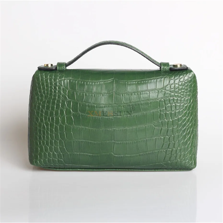 Сумка клатч XMESSUN из натуральной кожи с тиснением под крокодила женская сумка для