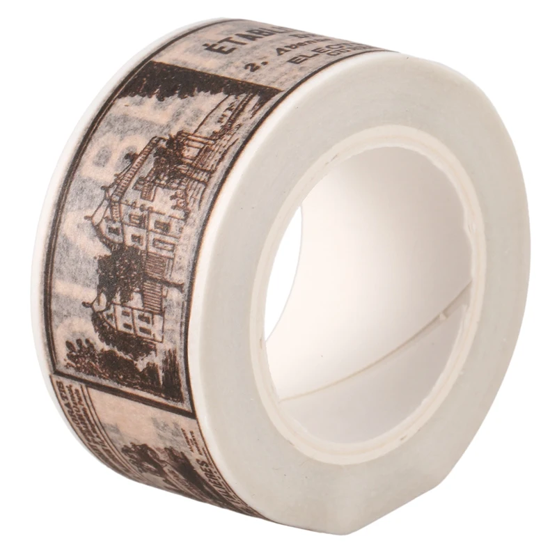 Декоративный скотч с цветочным принтом 10 м авто украшение для творчества на