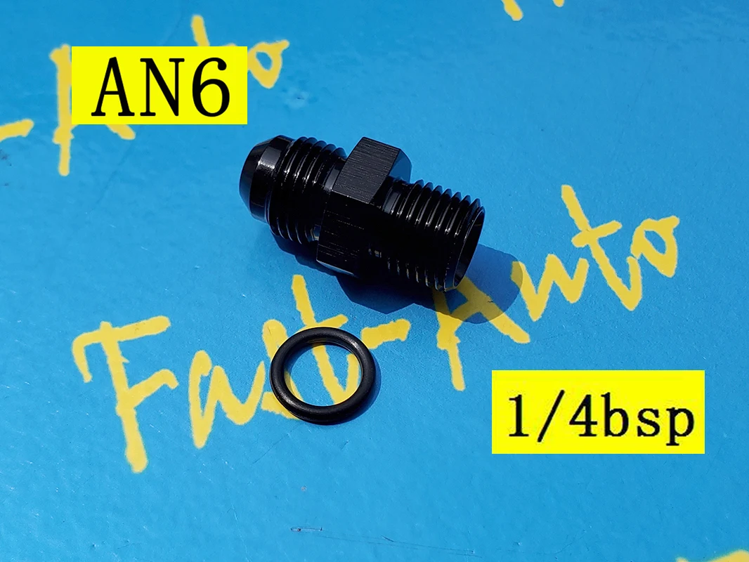 Переходник с папа 1/4 &quotBSP bspp BSP 1/4bsp на папу an6 6an an 6|an fittingsfitting |