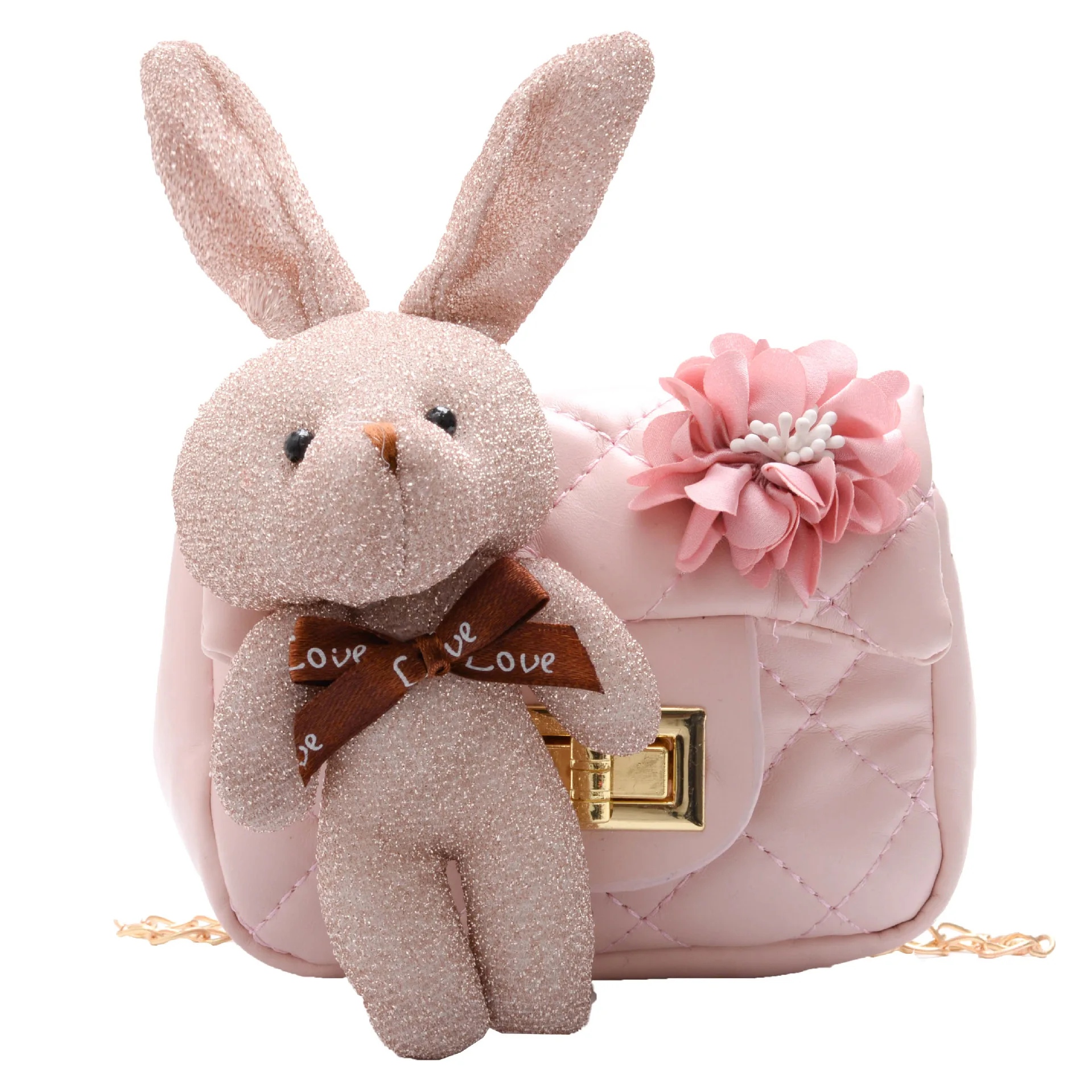 

Kids Mini Clutch Bag Cute Rabbit Wallet Bag for Baby Girls Small Coin Pouch Kid Money Bag Purse Children's day Fast delivery