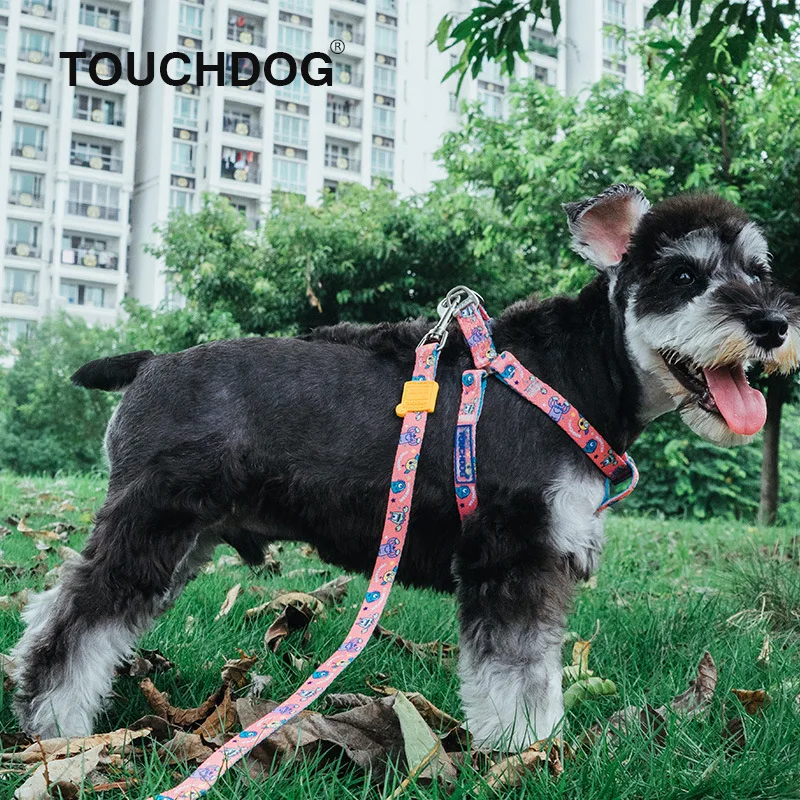 Touchdog Ошейник Поводок Мягкий регулируемый поводок для домашних животных собак