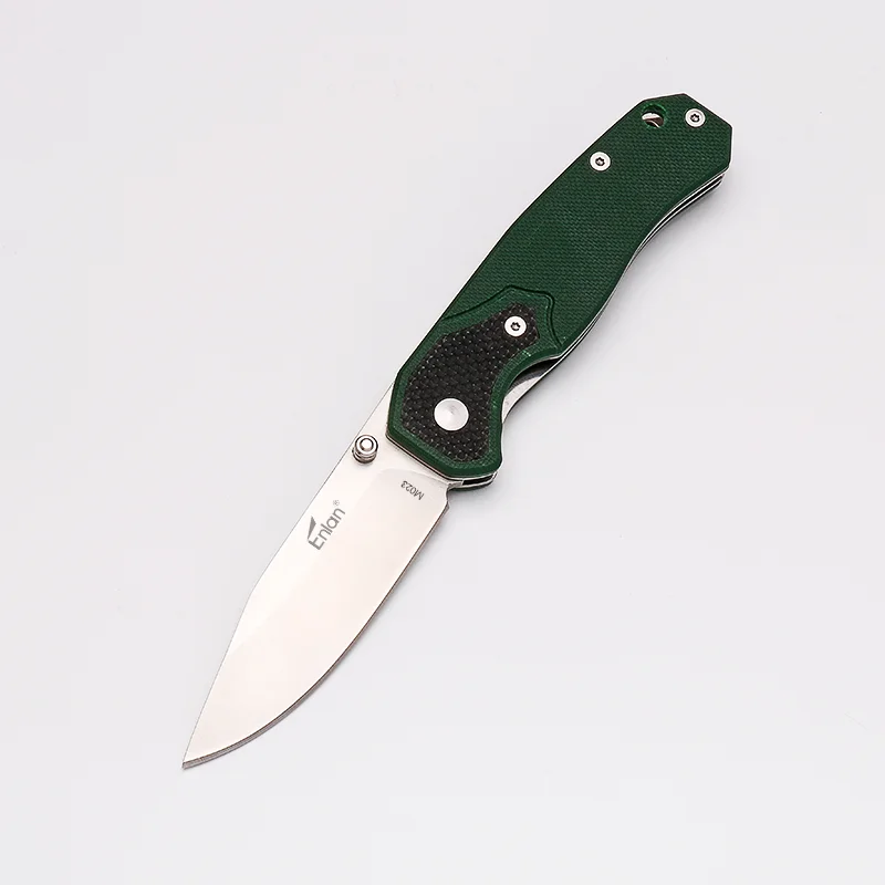 

Enlan M023 8Cr13Mov Stainless Steel G10 Handle Folding Knife With Clip