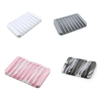 silicone soap dish for bathroom non slip soap tray soap box soap holder dish storage soap container