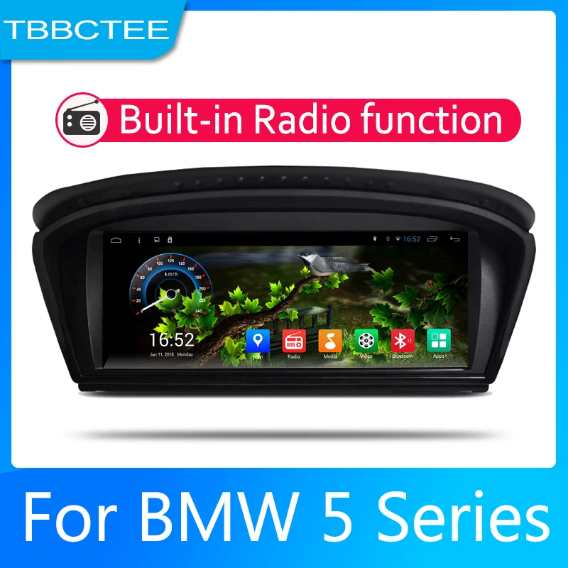 2din автомобильный мультимедийный плеер Android авто проигрыватель с радио и GPS для BMW 5