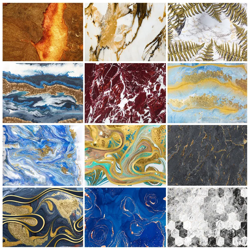 

Marble Texture Photography Backdrops Vinyl Fabric Art Baby Portrait Photo Background Studio Props 210324CAY-01