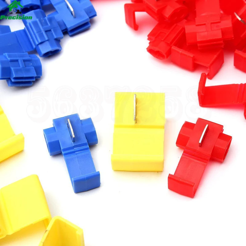 100 шт микс проволочный замок на скотче разъемы электрический кабель для быстрого