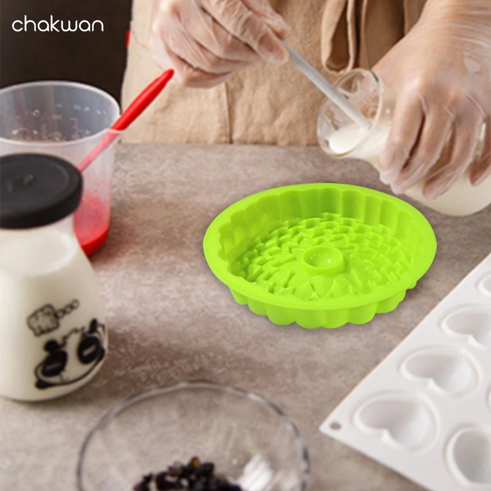 Силиконовые 3D формы для больших тортов форма в форме цветка короны инструменты