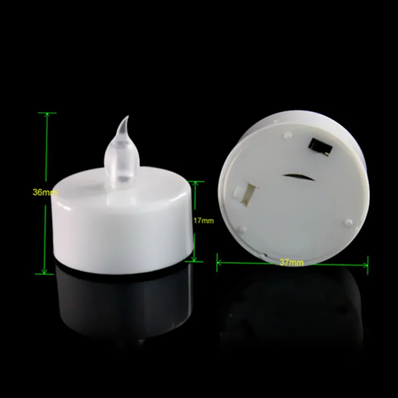 Электронные светодиодные чайсветильник свечи 1 шт. беспламенные поддельные