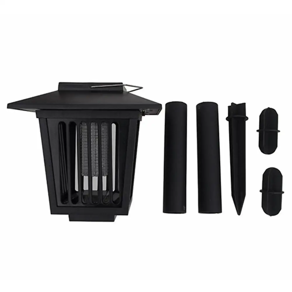 

Solar Powered Outdoor Insect Mosquito Killer Bug Zapper Garden LED Lawn Light