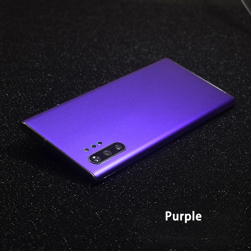 3D углеродное волокно/кожа/дерево скины Телефон задняя наклейка для SAMSUNG Galaxy Note 10 Plus Note 10 A60 A80 Прозрачный матовый стикер